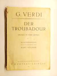 Verdi Trubadurzy partytura wyciąg fortepianowy solo nuty Soldan Peters