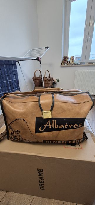 Wędkarska torba Albatros skórzana
