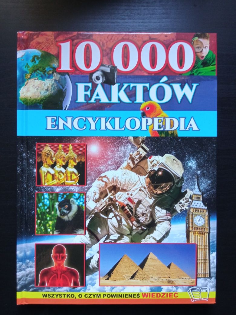 Książki Albumy Encyklopedia 10000 faktów oraz Wiedza o świecie