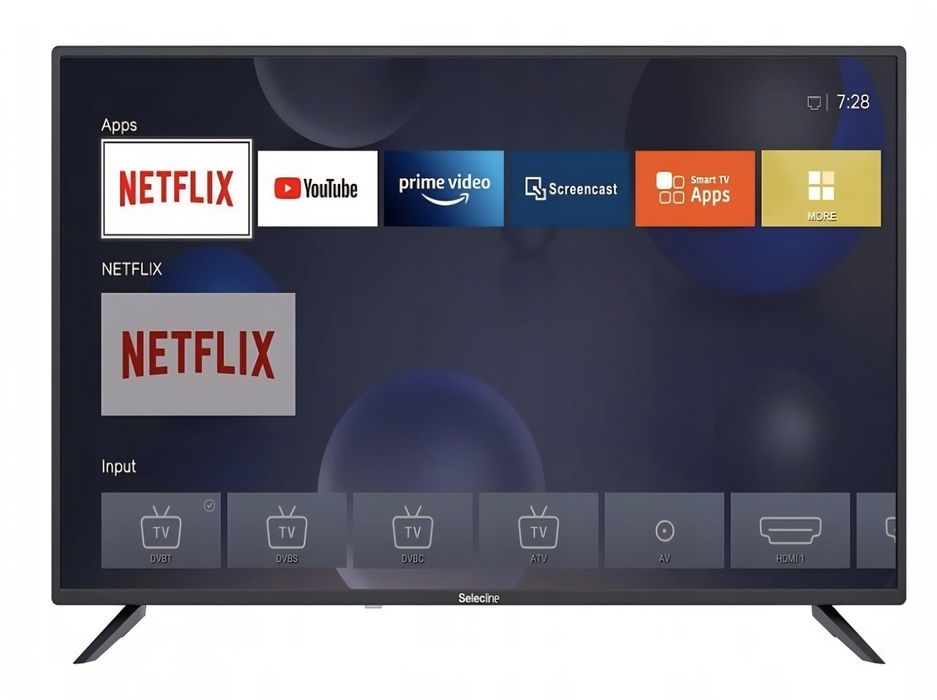 TV Telewizor Selecline 40" 40S221B Smart Tv 40cali