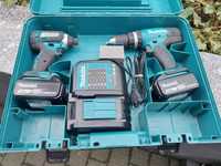 Zestaw Makita DHP453 + DTD152 2x3.0Ah walizka ładowarka