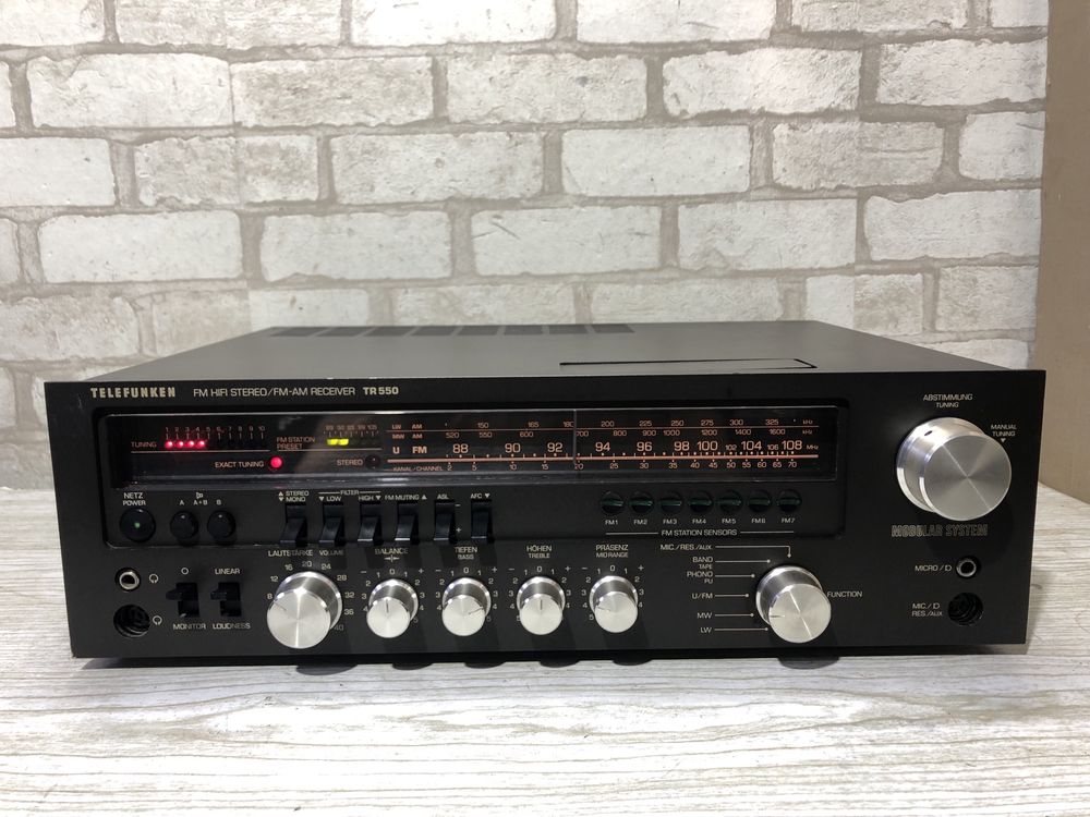 FM/AM Стерео ресивер/підсилювач  Telefunken TR-550 2х90Вт б/у з Німеч