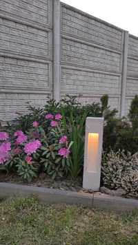 Lampa betonowa ogrodowa