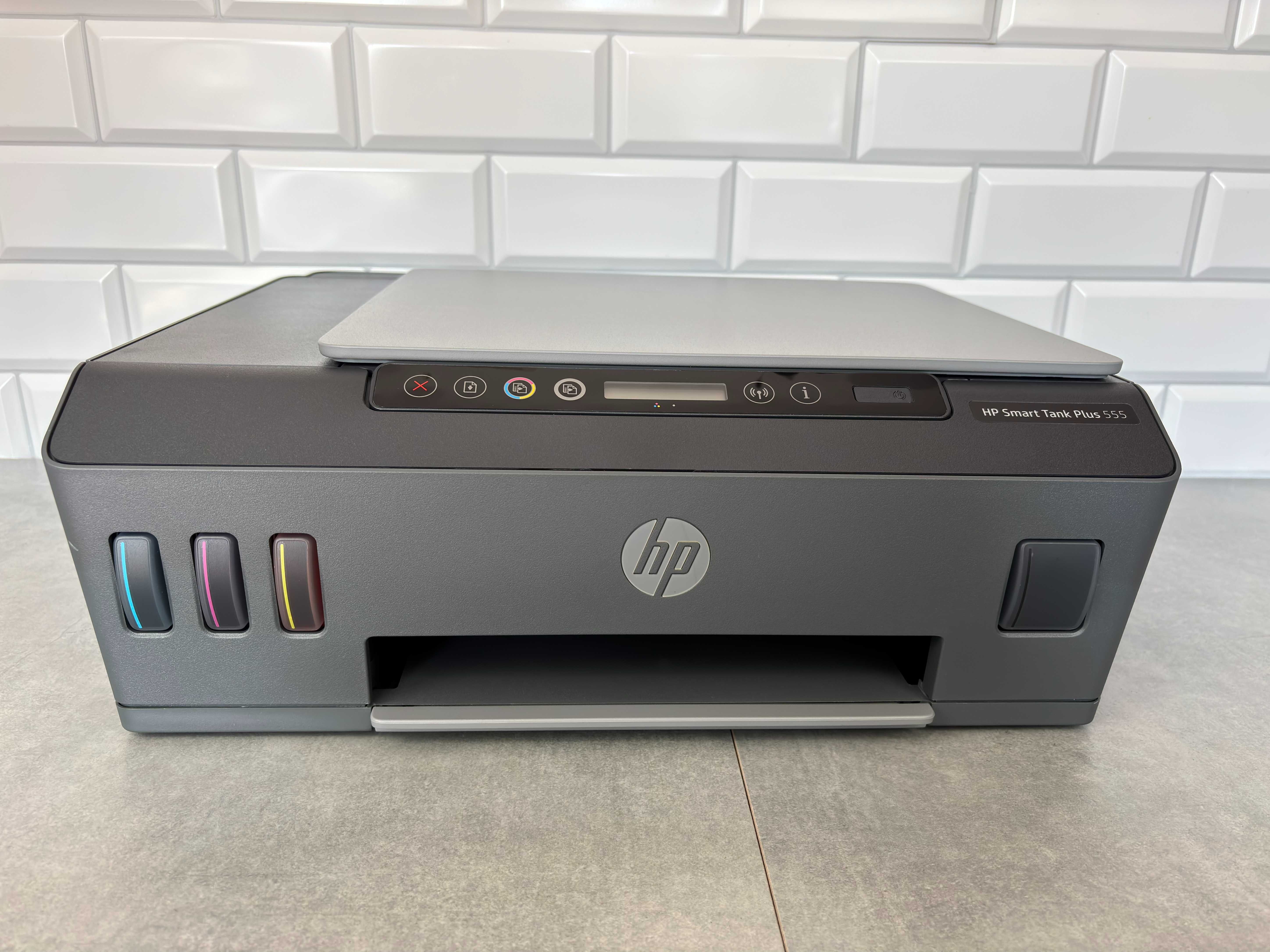 Drukarka HP Smart Tank 555 EcoTank tusze z butelki MegaTank CISS