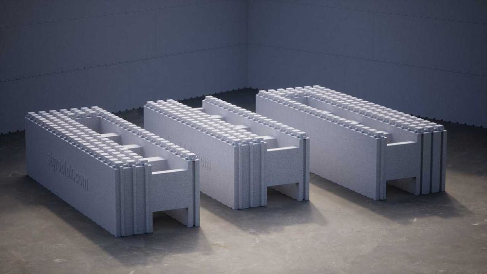 Bloczki styropianowe Styroblok Medial do budowy domu basenu 100x35