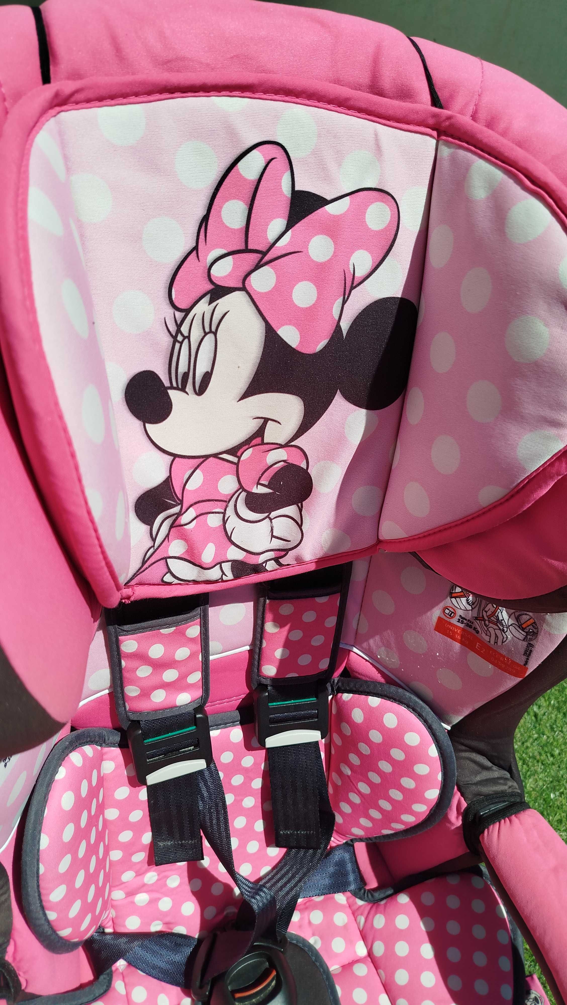 Cadeira Minnie infantil para auto, Grupo 1/2/3 (de 9 kg a 36 kg)