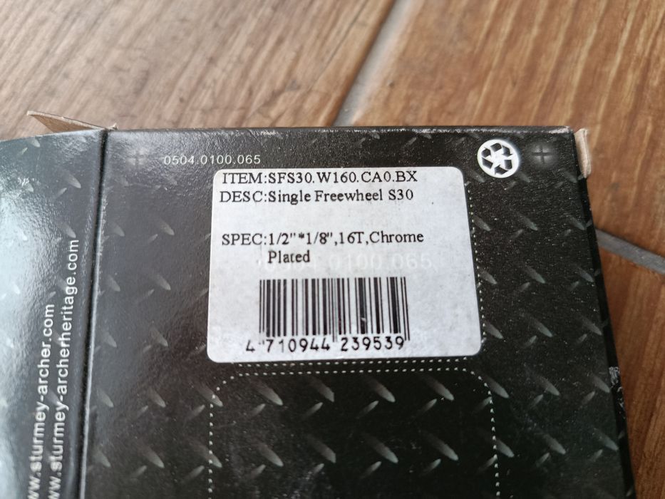 Wolnobieg single speed 1rz Sturmey Archer 1/8 16t