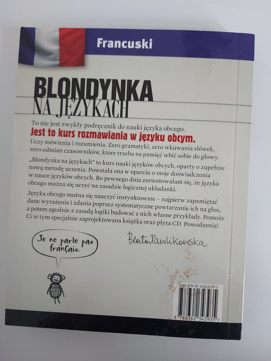 Beata Pawlikowska Blondynka na językach francuski
