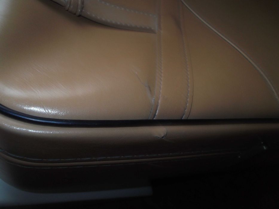 Чемодан горчичного цвета, 45х17х55