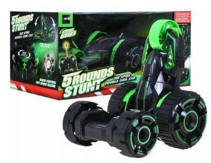 Pojazd R/C Dwustronny 5 Round Stunt Zielony 1