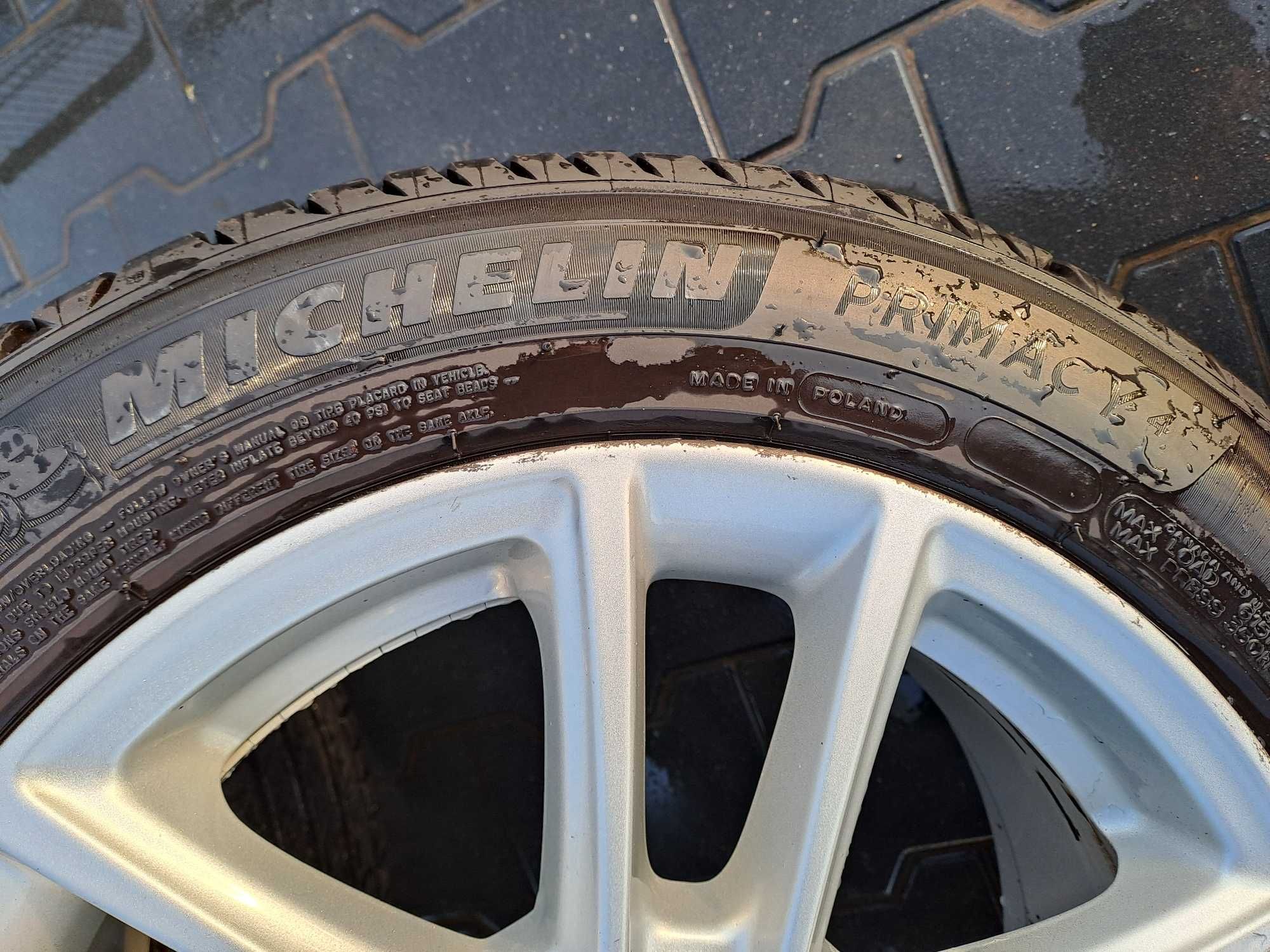 ALU koła 2020 opony lato 205/55R16 Michelin 4 szt po 8 mm jak nowe