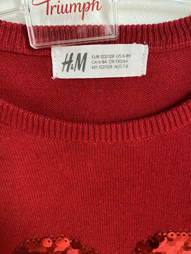 Sweterek H&M r. 122/128 jak nowy