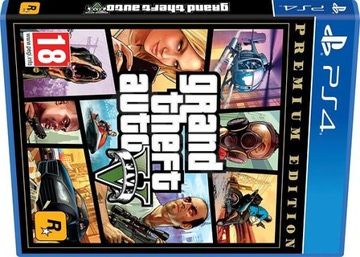 GTA V ps4, edition premium PS4, Używana, sklep