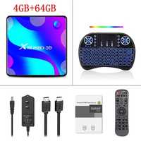 TV box 4GB/32GB,8K, WiFi, com/ sem teclado  nova , android 10