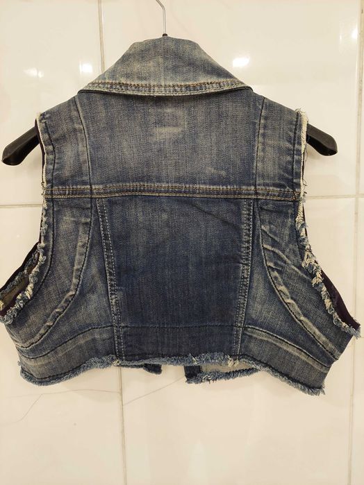 Colete em ganga marca Miss Sixty
