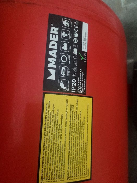 Compressor Mader 100L