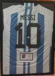 Koszulka z autografem messi z 2022 mundial