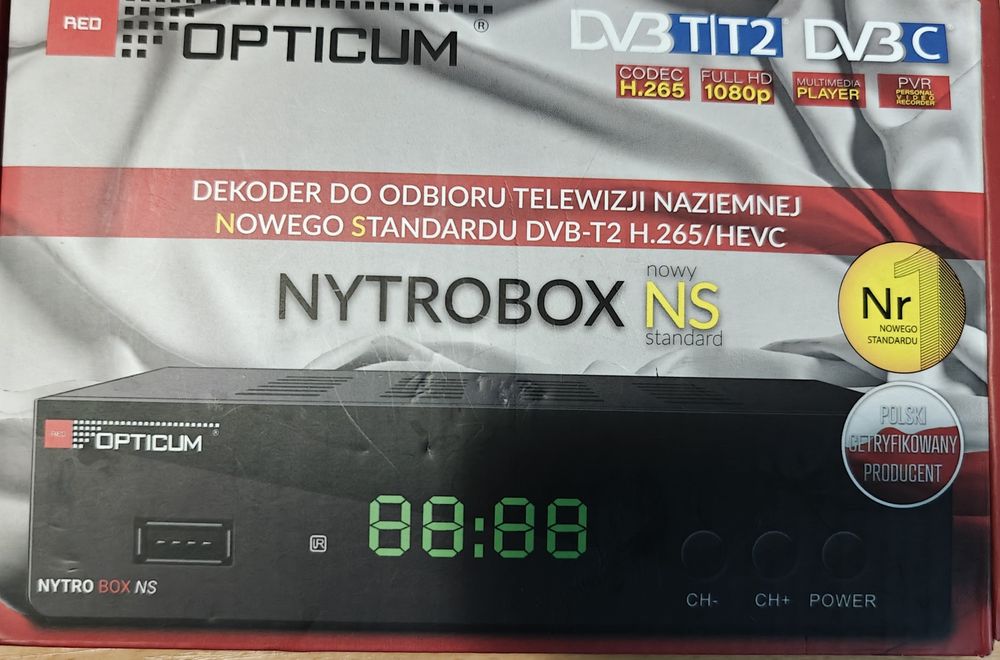Dekoder Optimum  DVB-T2
