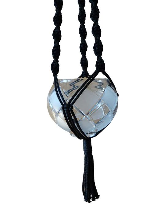 Kwietnik wiszący ze sznurka trzyramienny polipropylen K3P-04