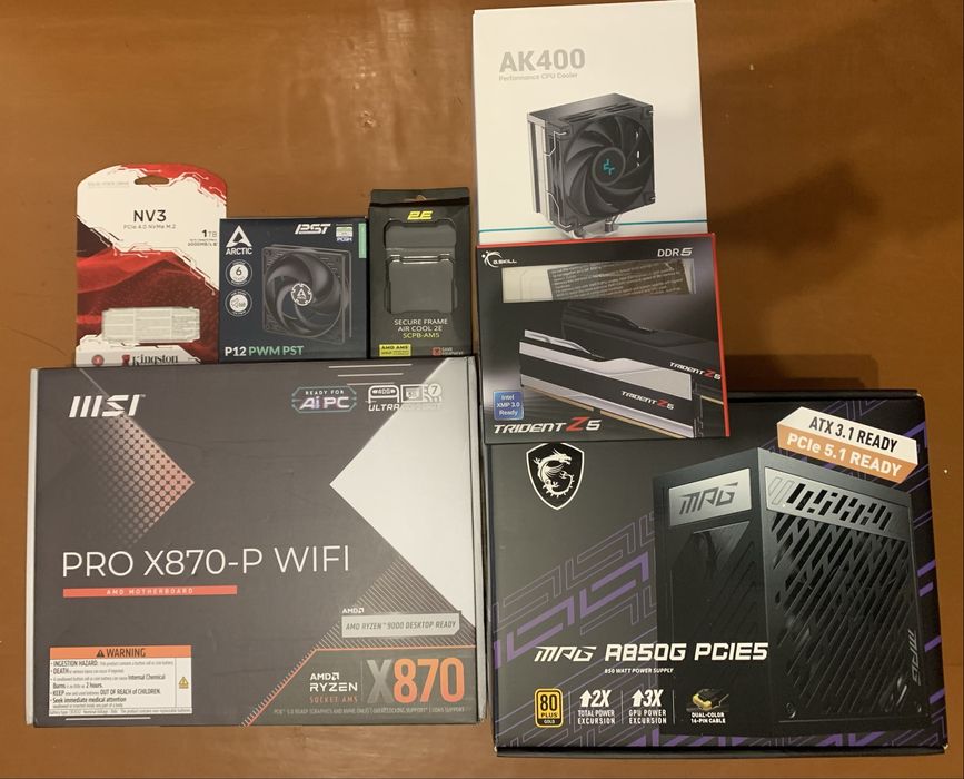 Продам комʼютер АМ5 DDR5 БЕЗ відеокарти, на повній гарантії!