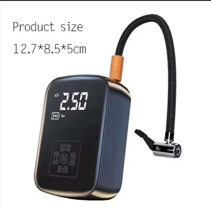 Kompresor przenośny akumulatorowy mocny 10 bar