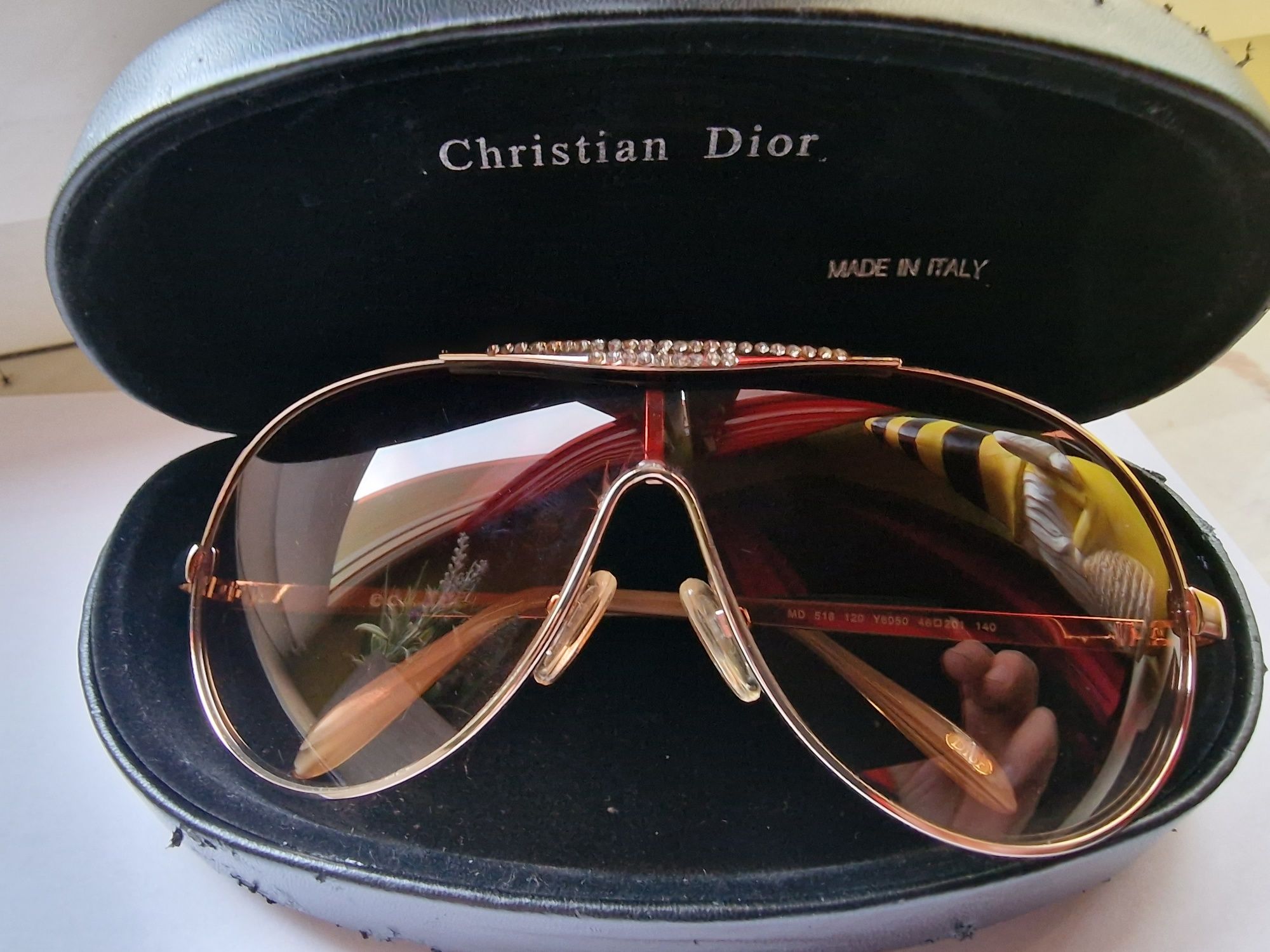 Okulary przeciwsłoneczne Christian Dior.