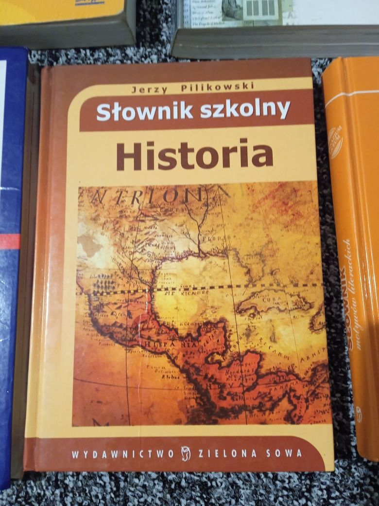 Książka historia słownik szkolny