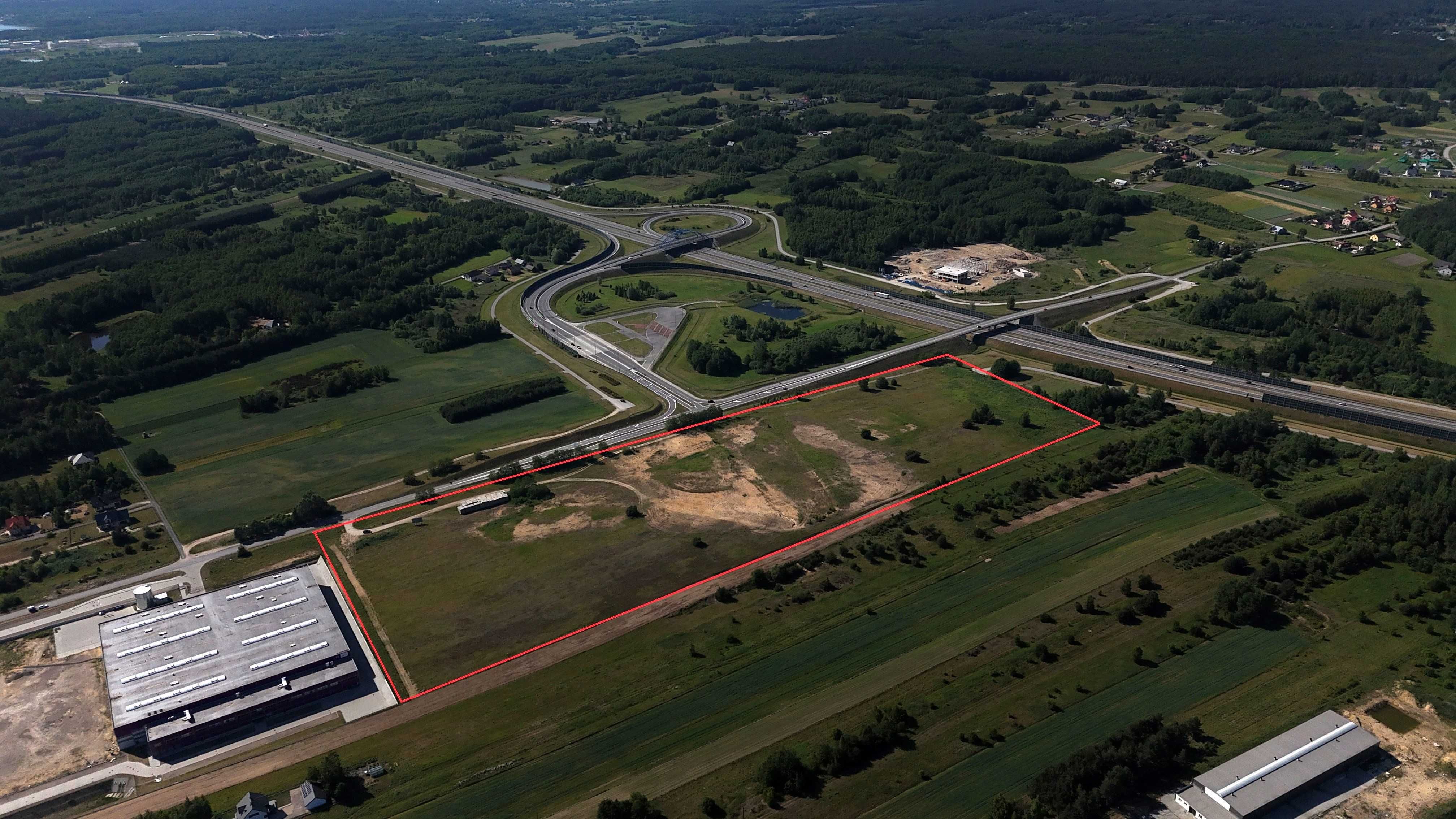 Działka inwestycyjna przy zjeździe z Autostrady A4 w strefie ekonomicz