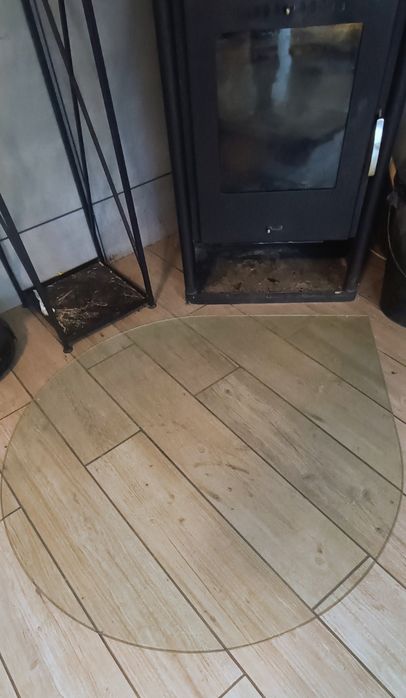 Szkło szyba pod kominek kozę 100 cm