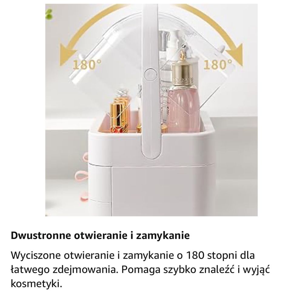 Organizer na kosmetyki duzy