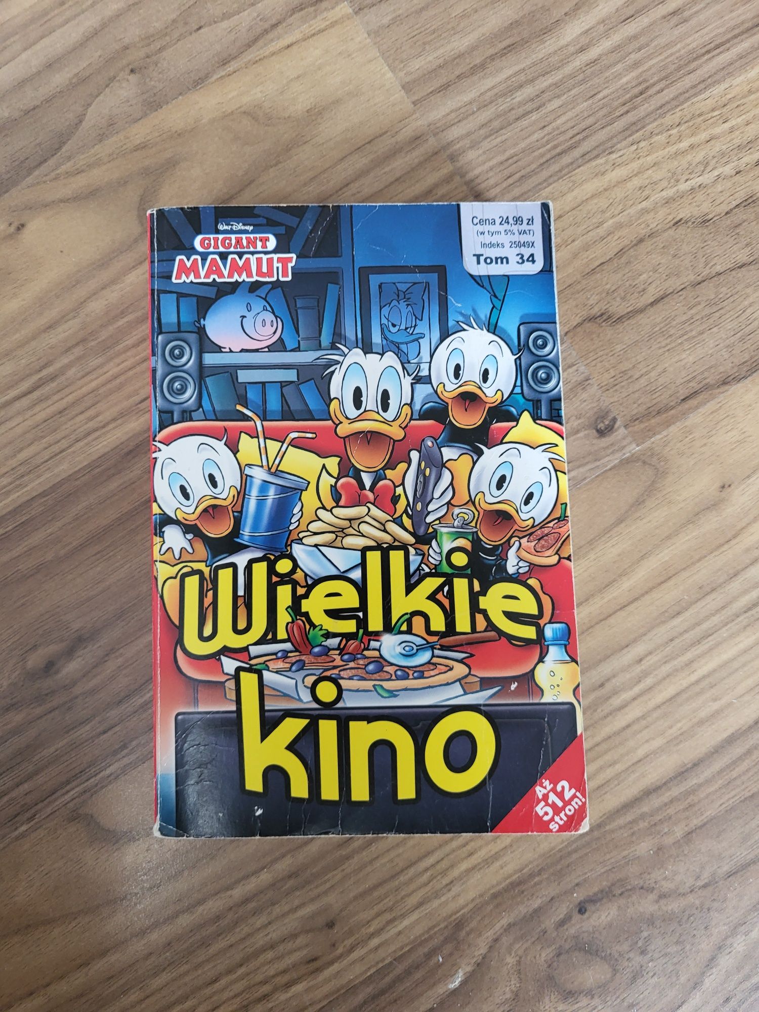 Komiks Kaczor Donald GitantMamut Wielkie kino