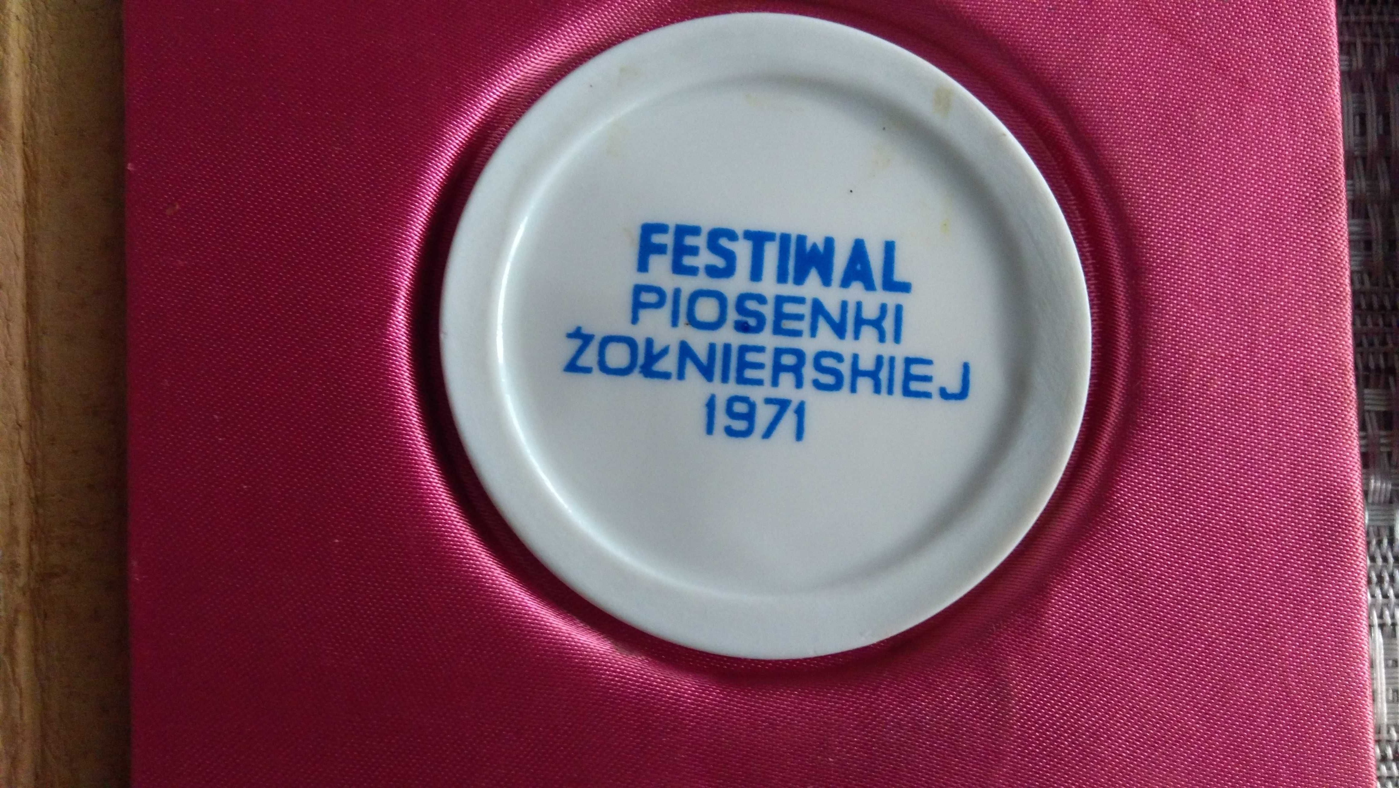 prl medal Międzyzdroje, Festiwal Kołobrzeg 1971 porcel inny Kołobrzeg