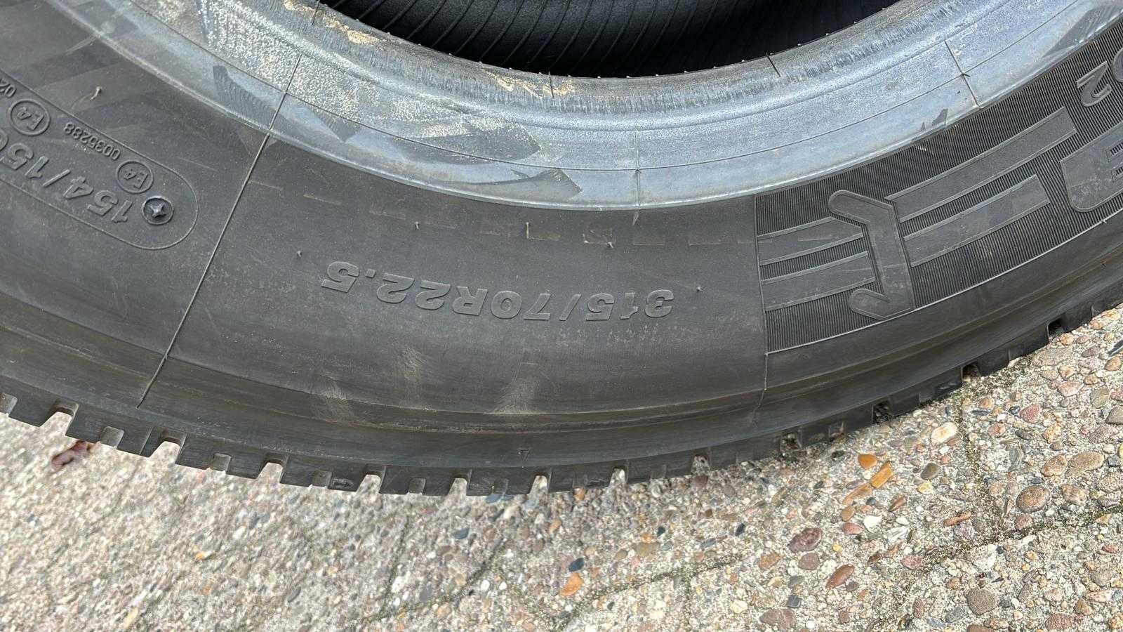 315/70r22.5 Bridgestone  ECOPIA H-DRIVE 002 [154] L TL M+S 3PMSF