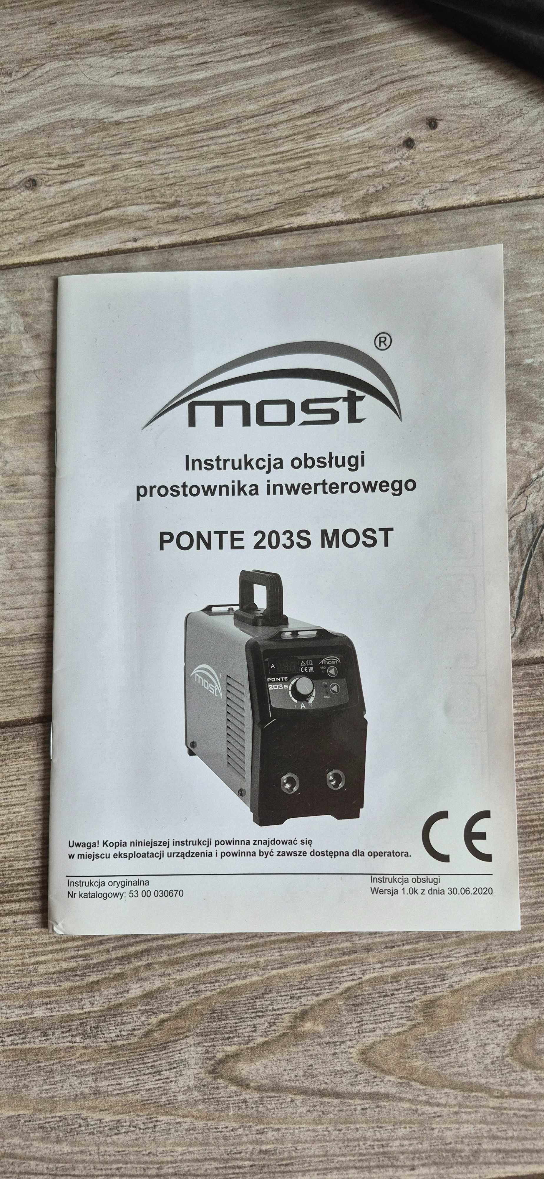 Spawarka MOST MMA inwertorowa Ponte 203s