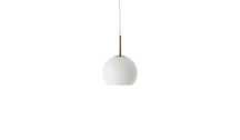 Szklana lampa wisząca Ball - śr. 18cm