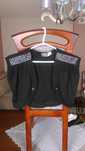 Bolerko Rainbow czarne dżety S/M