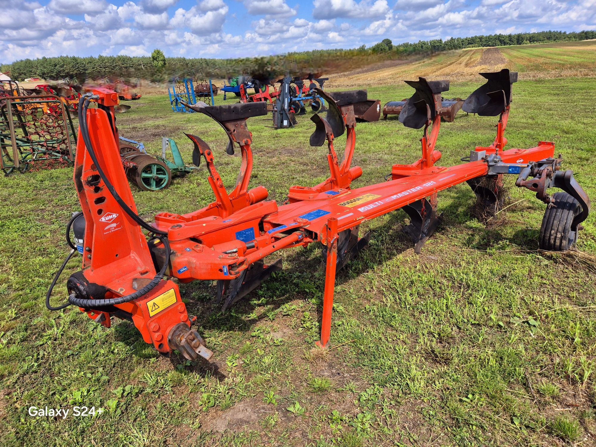 Pług kuhn 121 obrotowy 4 lemken nn kverneland bb overum nn vogel noot