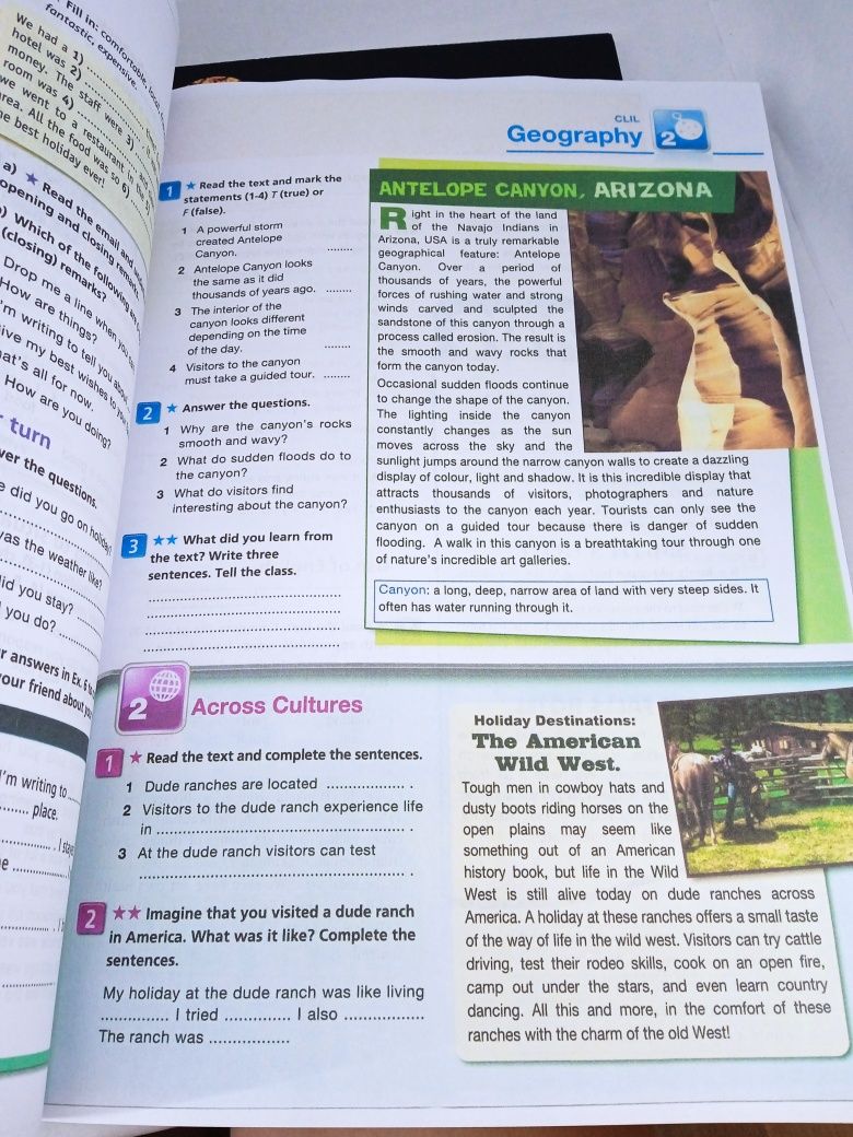 On screen 2 students book workbook