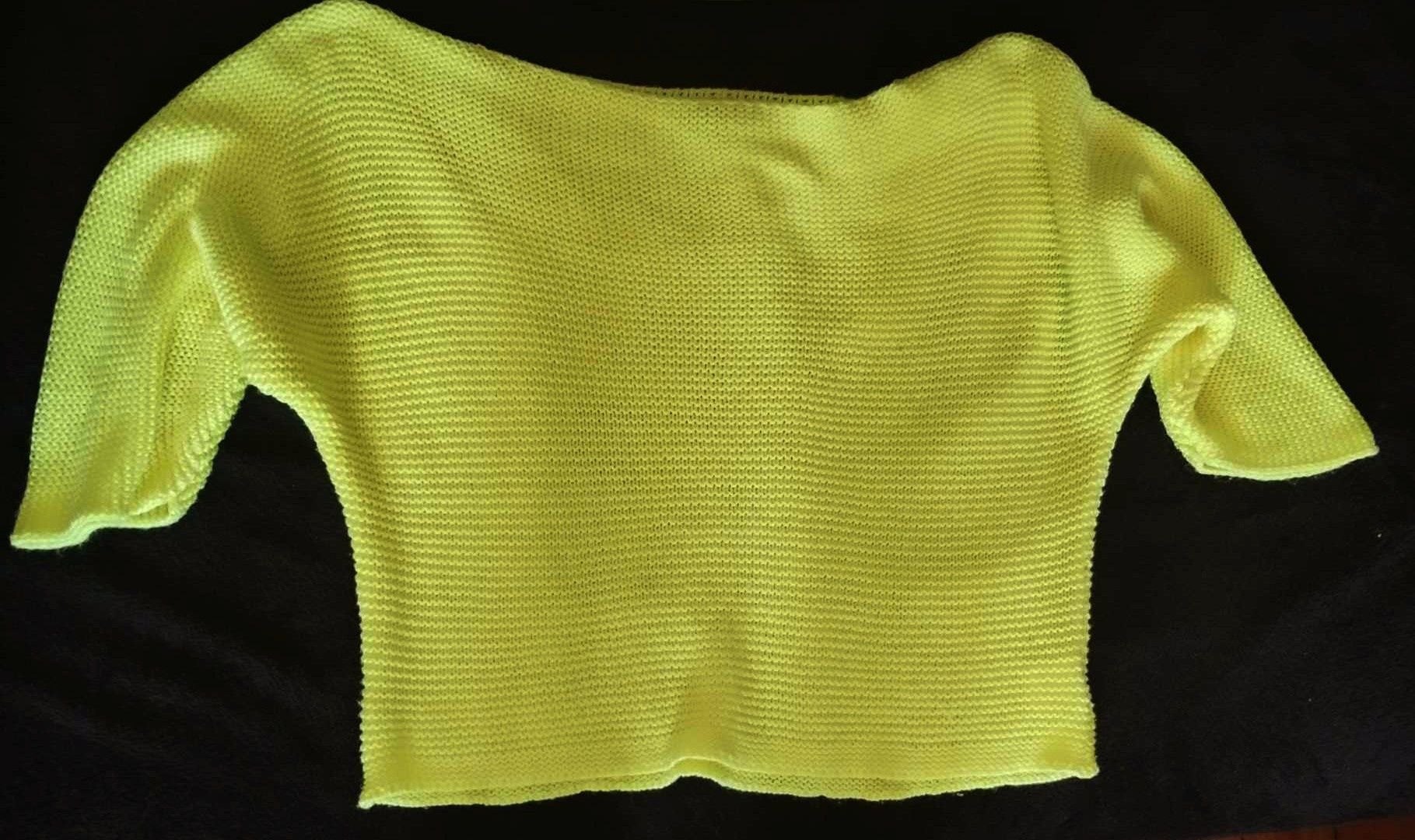 Sweterek damski neonowy oversize C.Ricci, r.xs/m