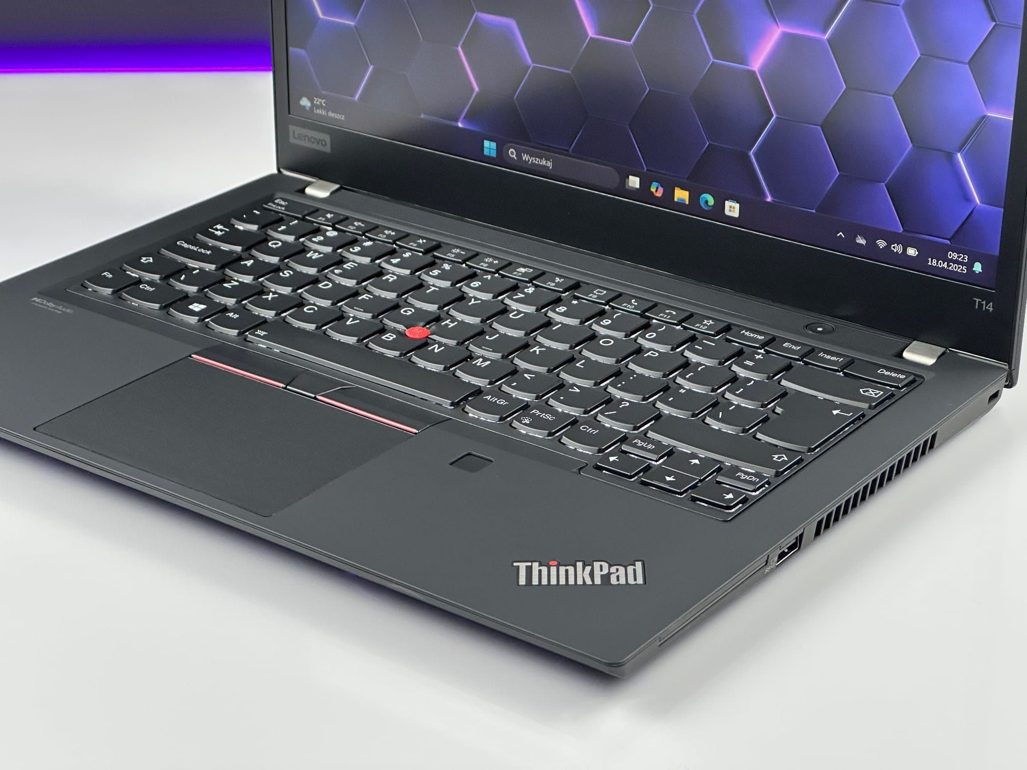 Laptop Lenovo ThinkPad T14 Gen 2 | i7-1185G7 / FHD / DOTYK / FV 23%