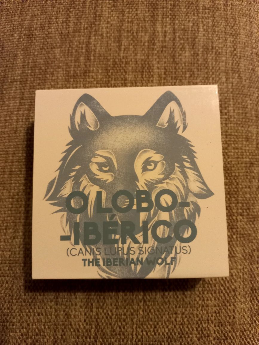 Moeda prata proof O Lobo Ibérico