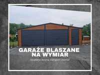 Garaż blaszany schowek na narzędzia 8x6m garaz drewnopodobny (9x7 10x8