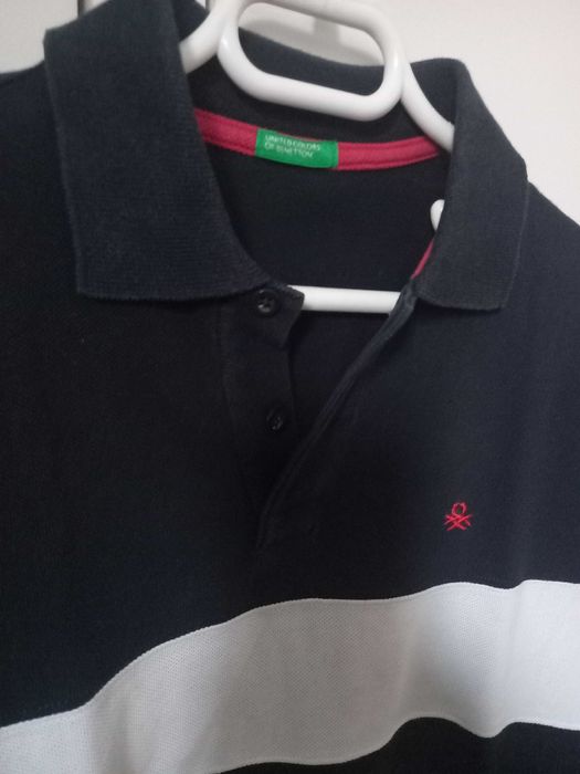 Polo manga comprida Benetton 11 A