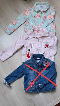 Джинсова куртка для дівчинки 4-5 років