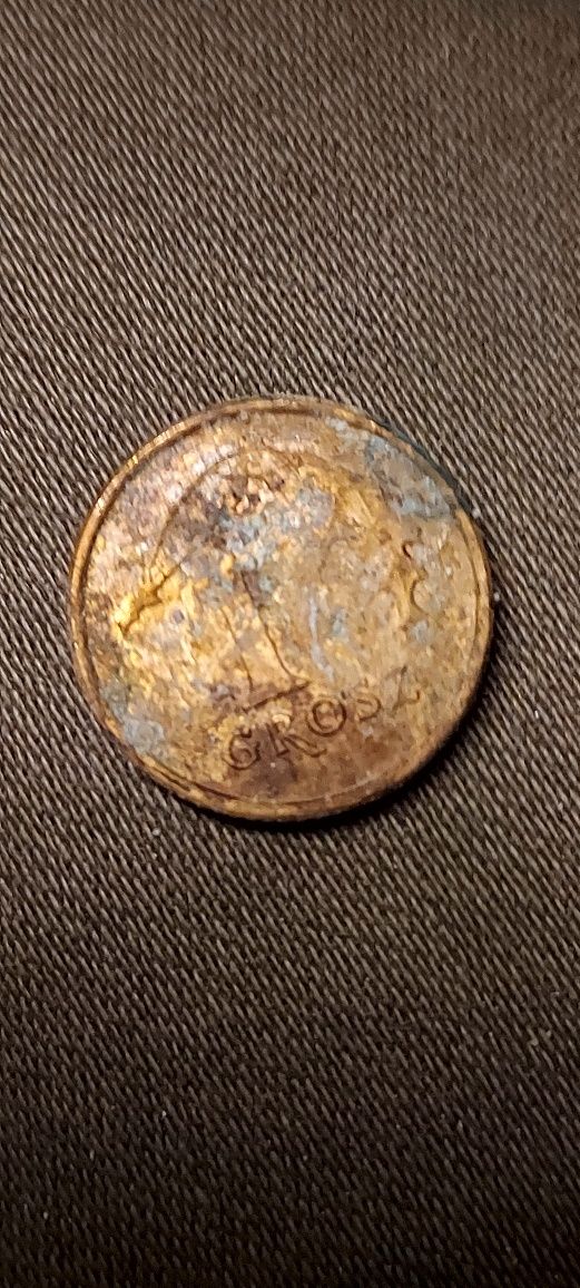 1 grosz moneta kolekcjonerska