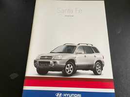 Katalog prospekt Hyundai Santa Fe 38 stron 2005 r.
