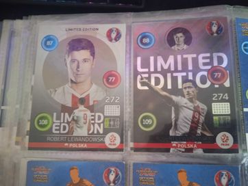 2 karty euro 2016 limited edition Robert Lewandowski