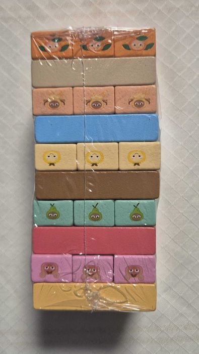 Jogo Jenga 30 peças em madeira