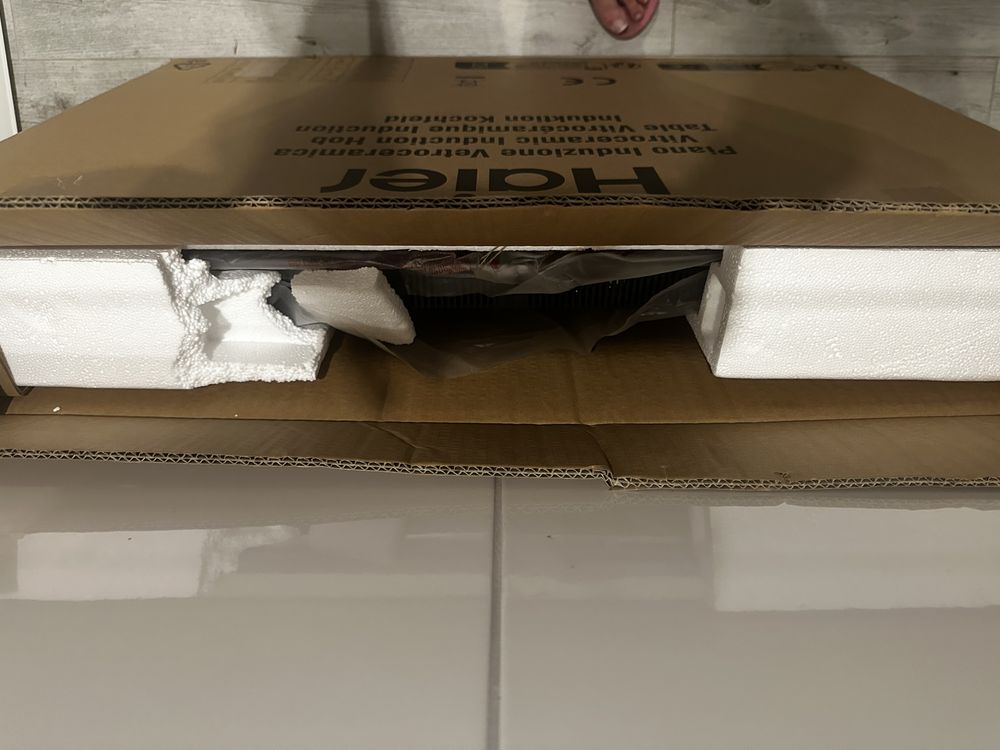 Haier plyta indukcyjna 80 cm nowa w kartonie, czarna,nowoczesna