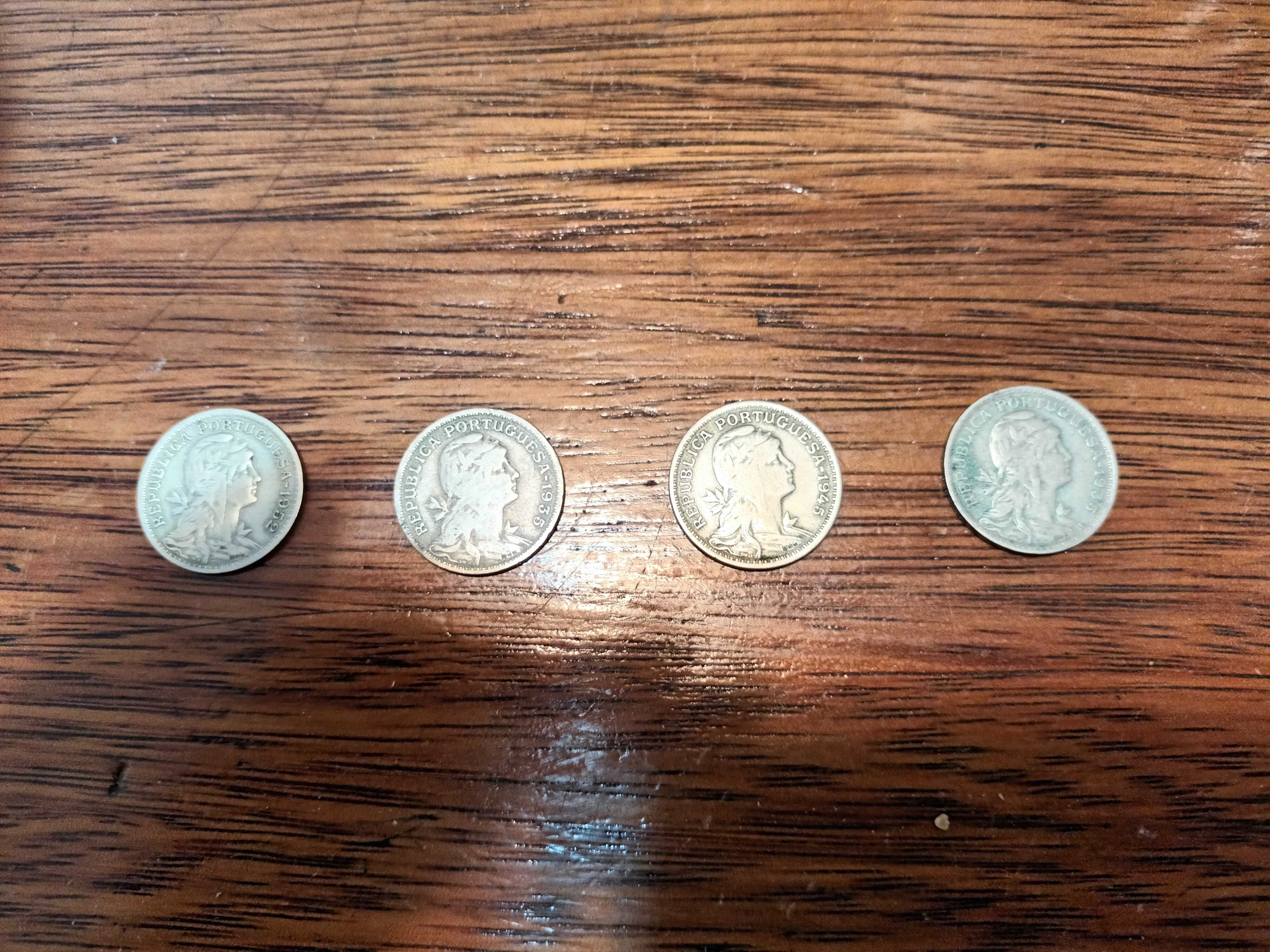 moedas de 50 centavos